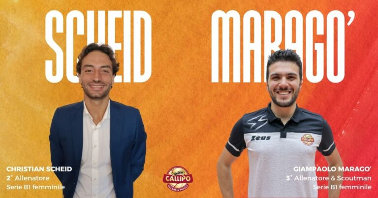 Tonno Callipo, due nuovi ingressi nello staff della squadra femminile: Scheid e Maragó, competenze tecniche e visione per affrontare la B1